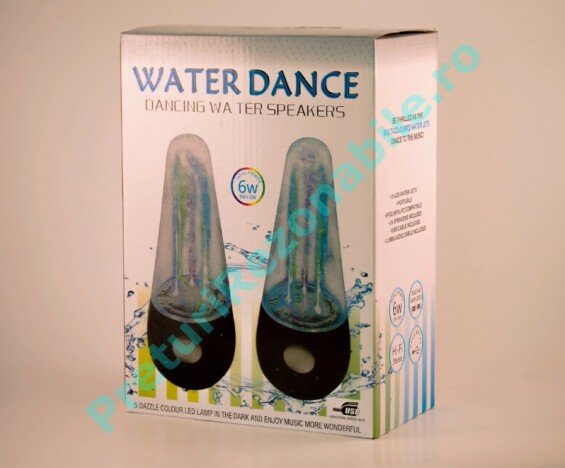 Boxe ovale cu apa Dancing Water Speakers